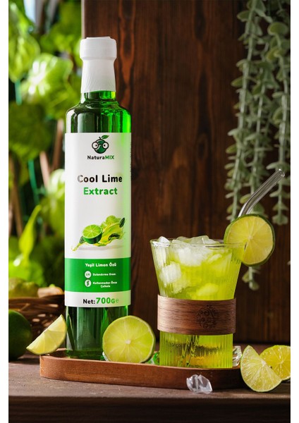 Cool Lime Özü 500 ml Misket Limon ve Nane Ferahlığı 700 gr