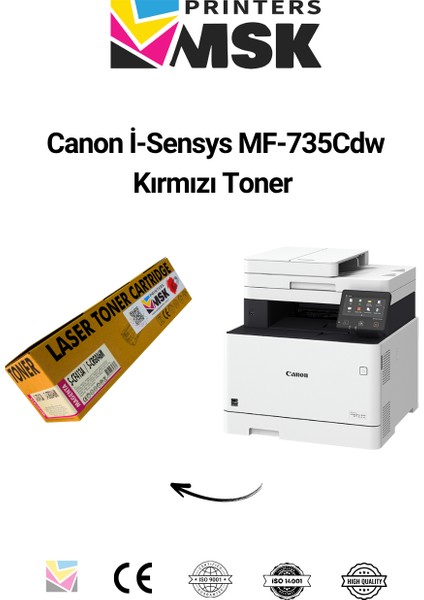 Canon I-Sensys MF-735CDW Uyumlu Toner