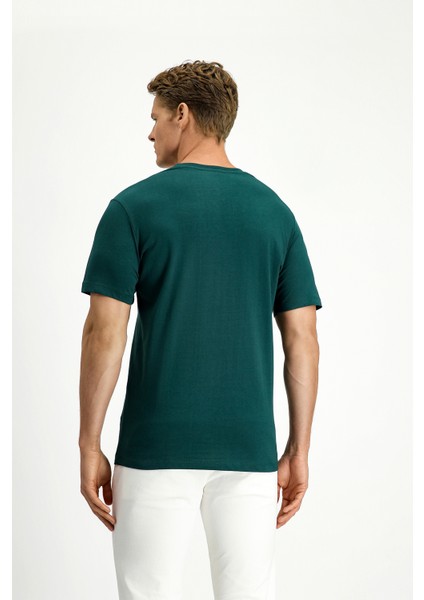 Bisiklet Yaka Slim Fit Dar Kesim Süprem Pamuk Tişört fırsatları