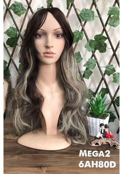 Fiber Sentetik Peruk Postiş Peruk Isıya Dayanıklı