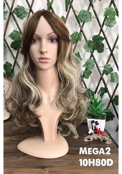 Fiber Sentetik Peruk Postiş Peruk Isıya Dayanıklı