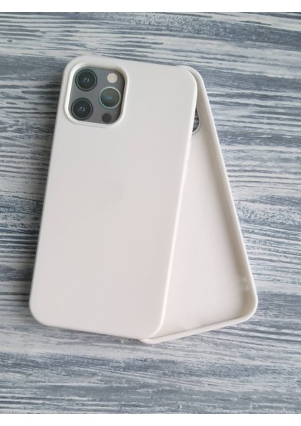 İphone 12 Promax İle Uyumlu Lansman İçi Kadife Esnek Silikon Lansman Kılıf