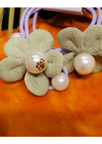 Lüks Figürlü Ikili Renkli Lastik Toka