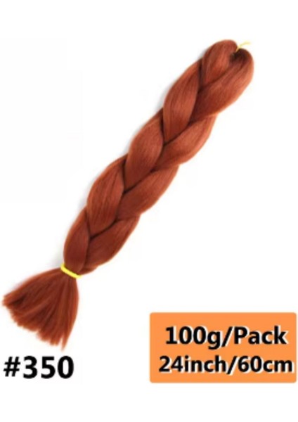 Sentetik Örgülük Saç 100 gr - Kızıl Bakır