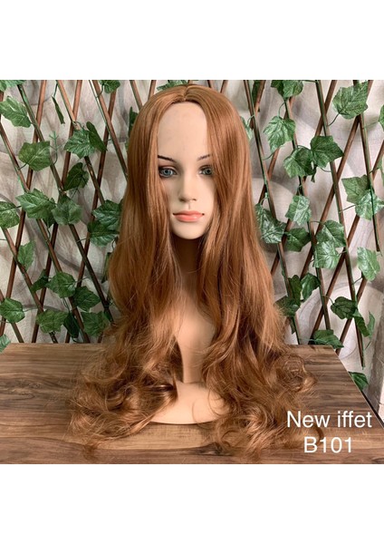 Fiber Sentetik Peruk Postiş Peruk Isıya Dayanıklı