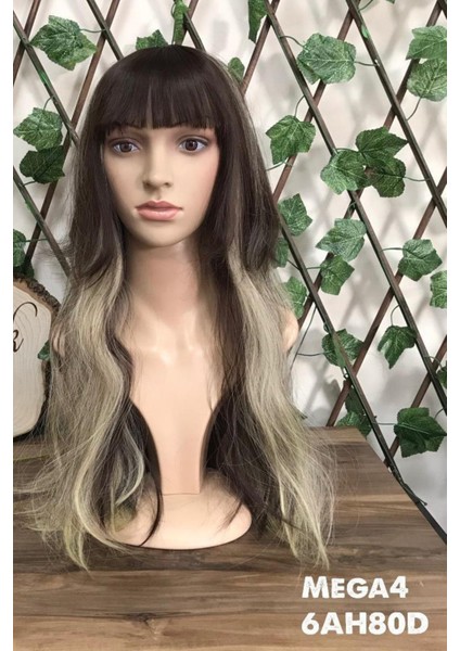 Fiber Sentetik Peruk Postiş Peruk Isıya Dayanıklı