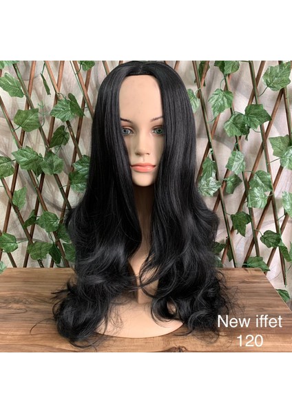 Fiber Sentetik Peruk Postiş Peruk Isıya Dayanıklı