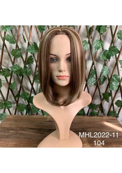 Fiber Sentetik Peruk Postiş Peruk Isıya Dayanıklı