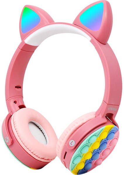 SY950 Bluetooth 5. 0 Pop‑ıt Katlanabilir Kulaklık – LED Eğlence, Tf Kart & Aux, Mikrofonlu – Android & Apple iPhone Uyumlu