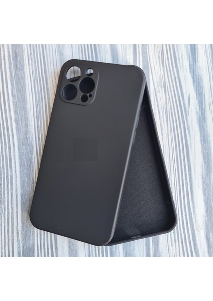 İphone 12 Promax İle Uyumlu Kamere Korumalı Lansman İçi Kadife Esnek Silikon Lansman Kılıf