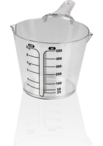 Çift Taraflı Ölçü Kabı 500ml, Renkli, 1 Yıl Garanti, Yardımcı Ekipman