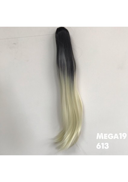 Tokalı Fiber Sentetik At Kuyruğu Saç Postiş Peruk Takma Saç