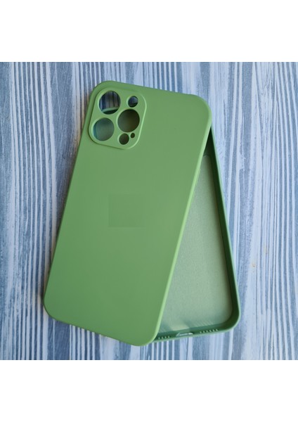 İphone 12 Promax İle Uyumlu Kamere Korumalı Lansman İçi Kadife Esnek Silikon Lansman Kılıf