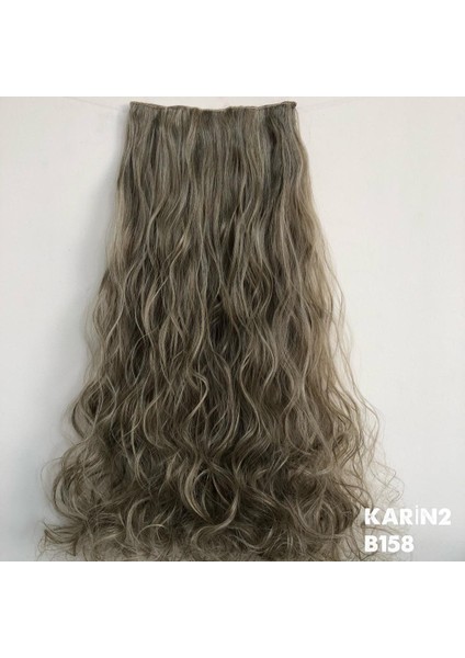 Tek Parça Yarımay - Yarım Ay Çıt Çıt Saç Postiş Saç