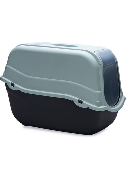 Kapalı Kedi Tuvaleti, Koku Filtreli, Açık Mavi Antrasit, 57X39X41CM Drstr indirimleri