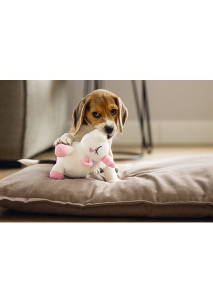 Yavru Köpek Oyuncağı, Unicorn, Peluş, Beyaz, 18X15X11,5CM Drstr fiyatları