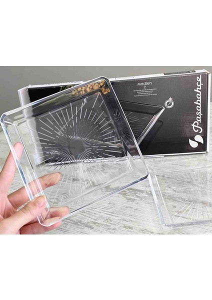 Madlen Tatlı Tabağı 2'li Cam Set Kare