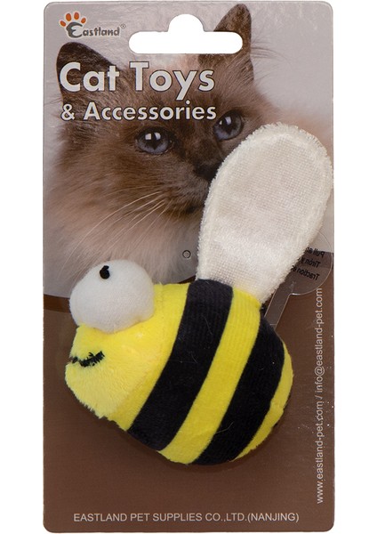 Catnipli Peluş Dijital Sesli Arı 6,5cm Drstr