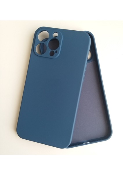 Apple iPhone 13 Pro Max 6.7 Uyumlu Kamera Korumalı Lansman Içi Kadife Silikon Kılıf