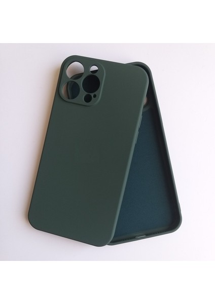 Apple iPhone 13 Pro Max 6.7 Uyumlu Kamera Korumalı Lansman Içi Kadife Silikon Kılıf