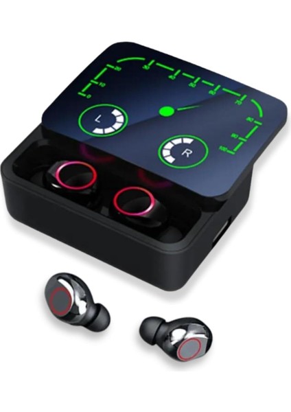 M90 Max Bluetooth 5.3 Tws Kulaklık – Powerbanklı Kutu, 50 mm Bass, Dokunmatik, Anc-Oyuncu Modu – Android & iPhone Uyumlu
