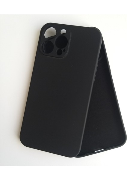 Apple iPhone 13 Pro Max 6.7 Uyumlu Kamera Korumalı Lansman Içi Kadife Silikon Kılıf