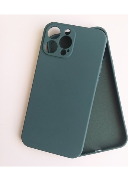 Apple iPhone 13 Pro Max 6.7 Uyumlu Kamera Korumalı Lansman Içi Kadife Silikon Kılıf