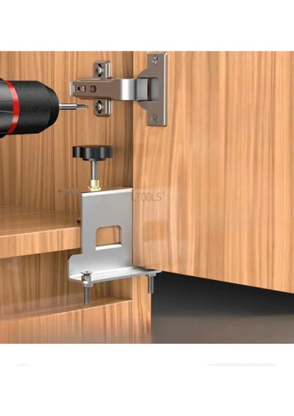 Profesyonel Marangoz Jig Dolap Kapakları Montaj Kılavuz Cetvel Çekmece Kapı Montaj Kılavuzu