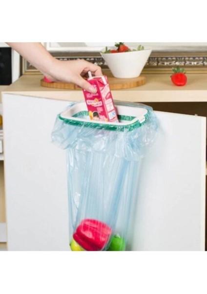 Tezgah Üstü Çöp Kovası Klipsli Asılabilir Tutucu, Plastik, 1 Yıl Garanti