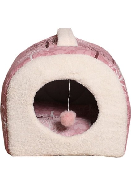 Pembe Ağaç Desen Kedi Köpek Yatağı Yuvası Taşıma Çantası fırsatları