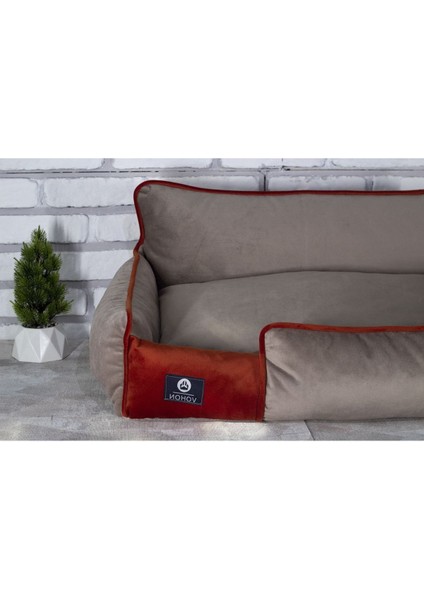 Premium Lux Seri Iç Mekan Fermuarlı Yıkanabilir Kedi ve Köpek Yatağı (65*80CM) Large indirimleri