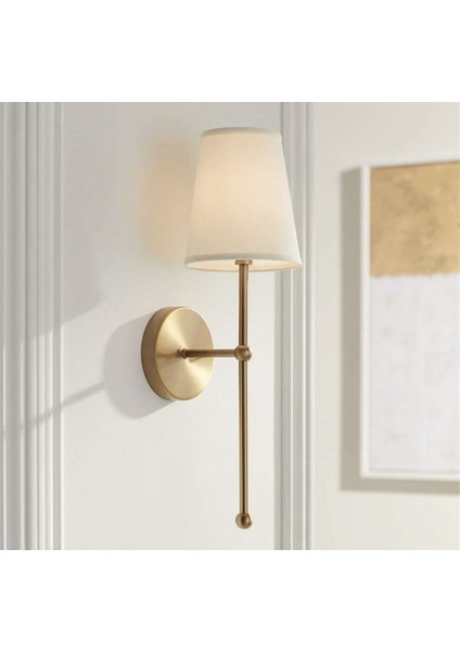 Şık Eskitme Gold Sarı Krem Ledli Pilli Aplik, Tak ve Çalıştır, Gün Işığı, Metal, GU10, Bej fırsatları