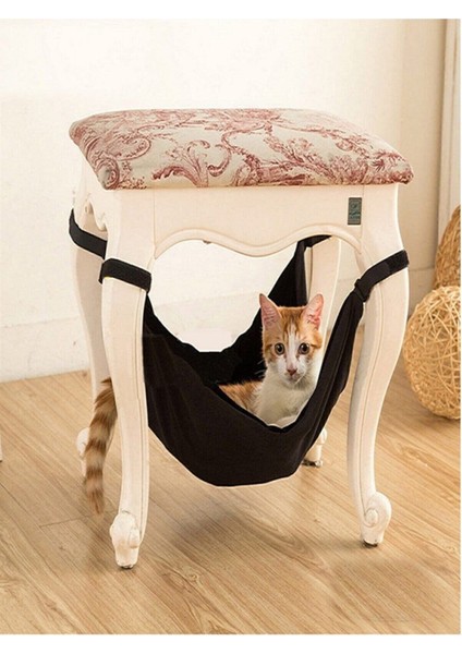 Kedi Hamağı Siyah Kedi Yuvası Evi Kedi Yatağı Hamak Salıncak