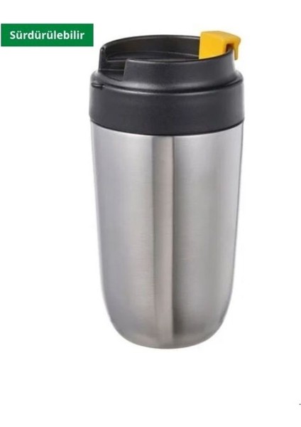 Paslanmaz Çelik 35cl Termos ve Kapaklı Mug, 2 Yıl Garanti, Dayanıklı ve Şık Tasarım