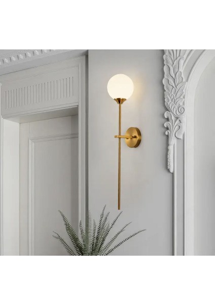 Modern Aç Kapa Pilli Metal Aplik, Beyaz Opak ve Cam Detaylı, Gold Dokunuşu, G9 Duy Tipi modelleri