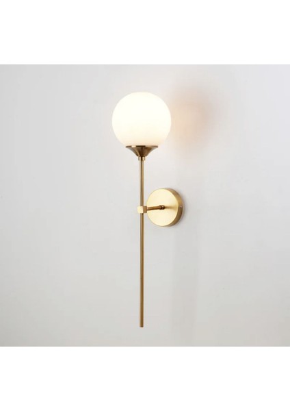 Modern Aç Kapa Pilli Metal Aplik, Beyaz Opak ve Cam Detaylı, Gold Dokunuşu, G9 Duy Tipi indirimleri