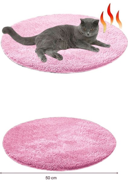 Ares Peluş Kedi Minderi Evcil Hayvan Yatağı Kedi Yuvası Matı Kedi Kulübesi Minderi
