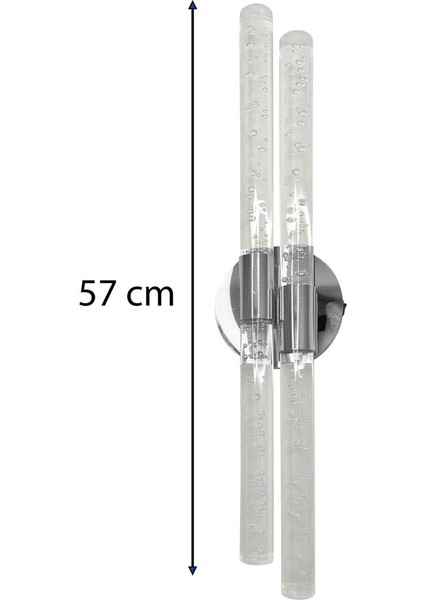 Bh Bubblelight Dubble Şık ve Zarif Modern LED Duvar Aplik Gümüş Rgb Elektrikli Kumandalı fiyatları