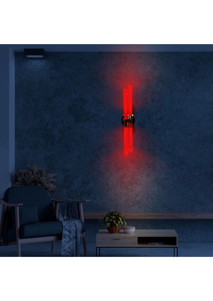 Bh Bubblelight Dubble Şık ve Zarif Modern LED Duvar Aplik Gümüş Rgb Elektrikli Kumandalı