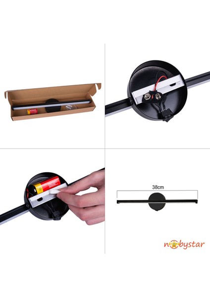 Sök-Tak Günışığı Yapışkanlı Pilli LED Aplik 38CM fırsatları