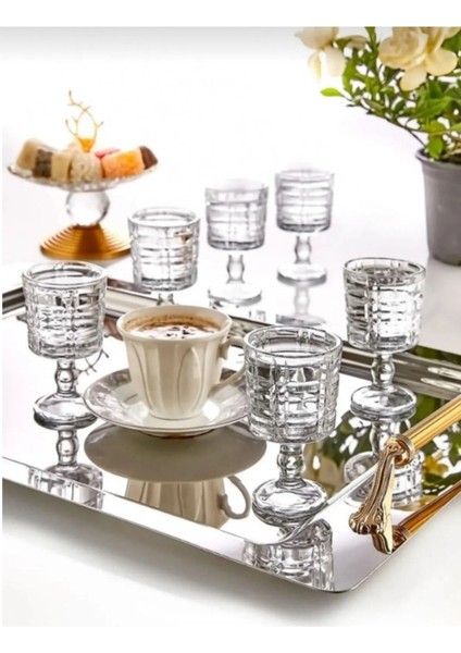 Lusy Ayaklı Kahve Yanı Su Bardağı,ayaklı Kadeh Bardak ,kahve Yanı modelleri