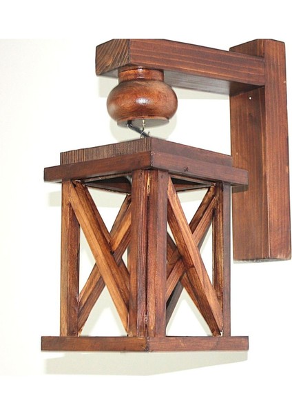 Otantik Çarşı Ahşap Aplik