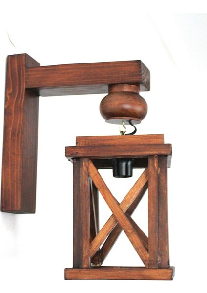 Otantik Çarşı Ahşap Aplik