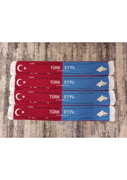 Atkı Göktürkçe Türk Yazılı Örgü Atkı