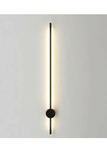1 Adet Pilli Aplik Kılıç Şeklinde 70CM Dekoratif Modern Aplik - Pilli Alüminyum Kasa Duvar Aplik