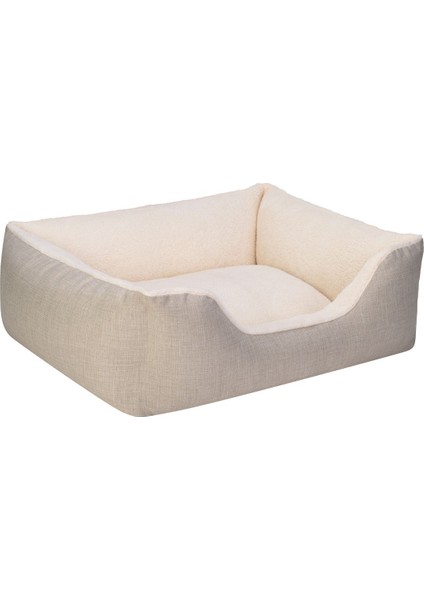 Echo Varro Ekru-Ekru Köpek Yatağı M 65X80CM Zrnet