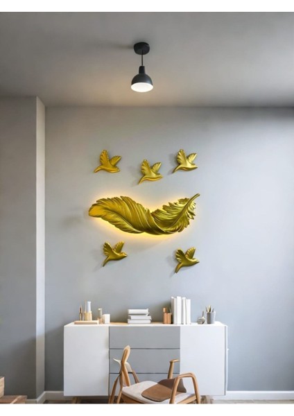 Kuşlu Gold Tüy Aplik fiyatları