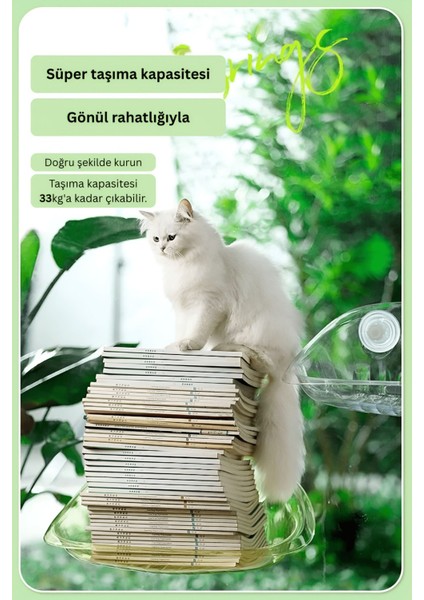 Kedi Cam Yatağı,cama Asılan Kedi/köpek Yatağı,deluxe Kedi Pencere Minderi,kedi Köpek Pencere Hamağı