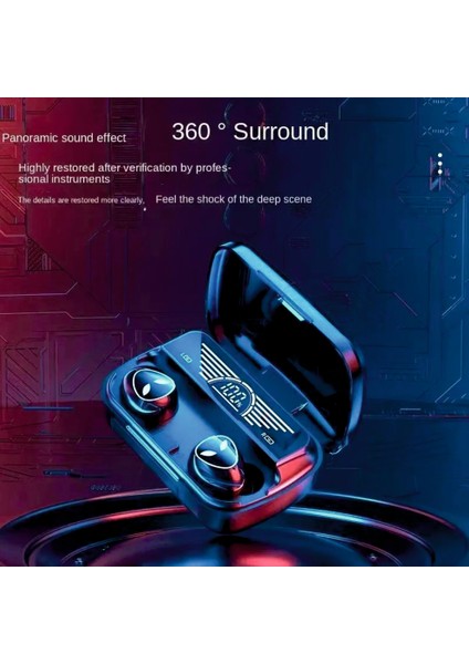 M20 Tws Bluetooth 5. 3 Kulaklık – LED Göstergeli, Oyun Modu, Enc Gürültü Engelleme, Uzun Pil