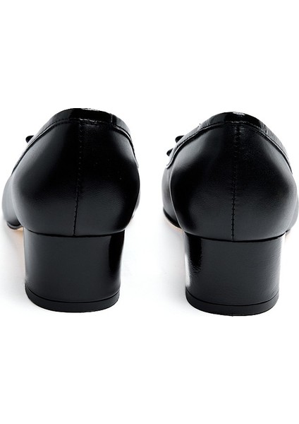 Hakiki Deri Kadın Kısa Topuklu Ayakkabı fırsatları